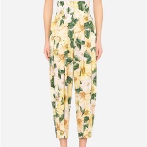 D&G Camellia- print pants